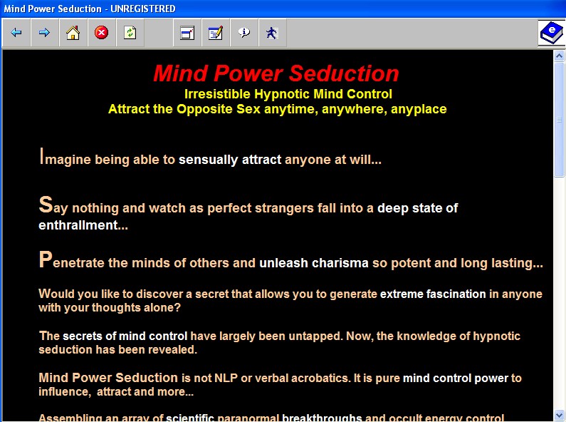 Mind Power Seduction screenshot